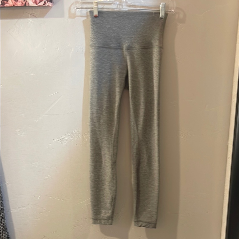 Lululemon Athletica Gray Leggings High Waist Full Length